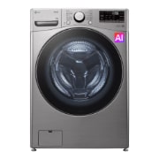 Vista frontal de Lavadora LG Carga Frontal 22Kg Plata 6 Motion DD™ ThinQ™ WM22VV26R